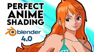 PERFECT Anime/Toon Shading in Blender 4.0!