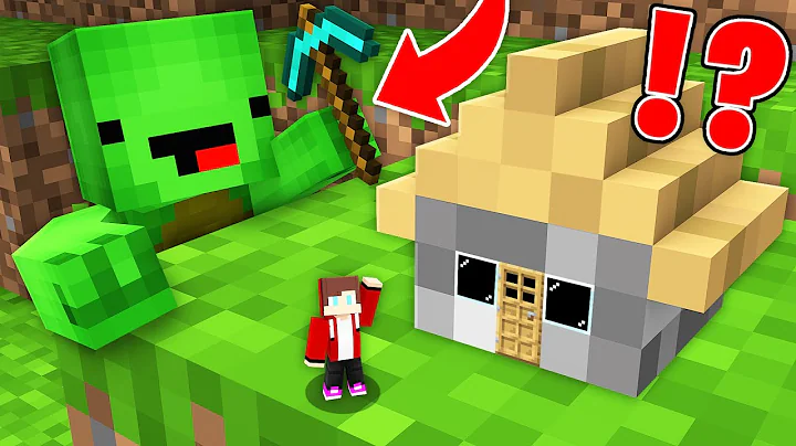 Mikey & JJ Found this TINY SECRET HOUSE - Minecraft Challenge  - (Maizen)
