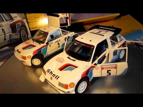 Heller vs Tamiya Compare ! , Peugeot 205 turbo 16 -- 1:24 Painted!