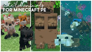 Cute Lil’ Animal Modpacks For Minecraft PE/BE! 🐻💞☁️ (best aesthetic mcpe) screenshot 2