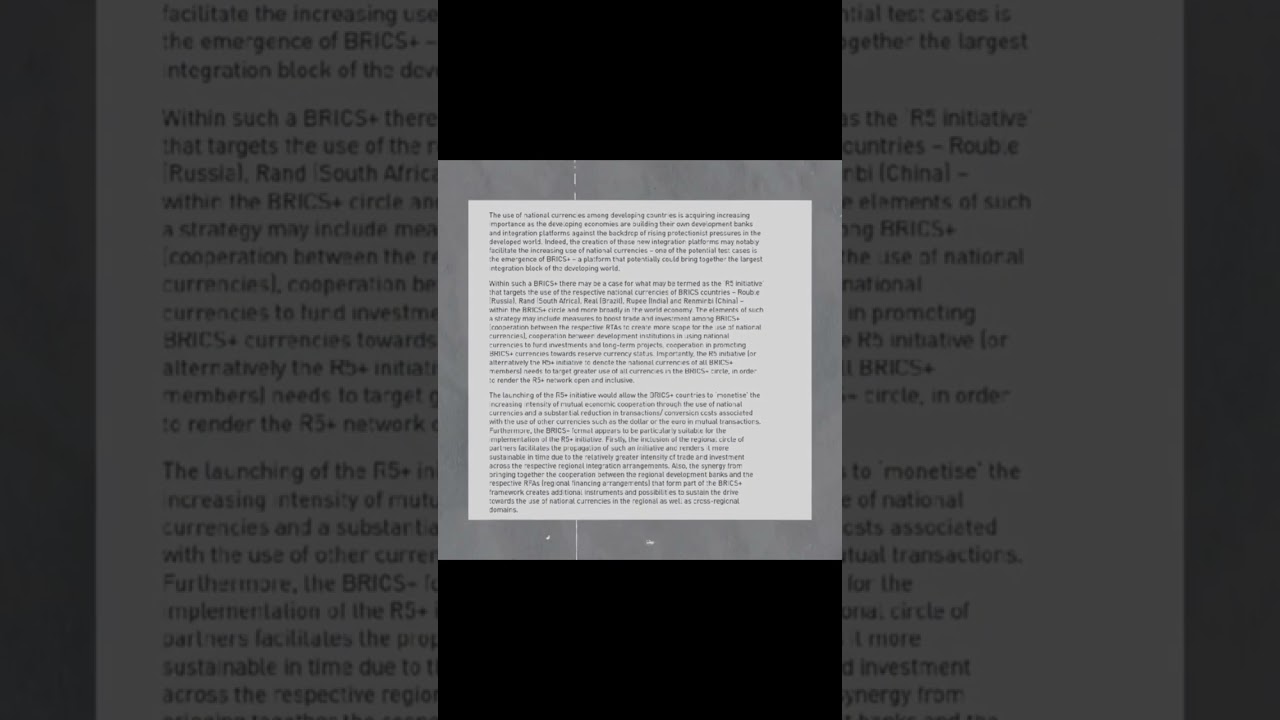 What Is The R5 Currency? BRICS Creating A New Currency 