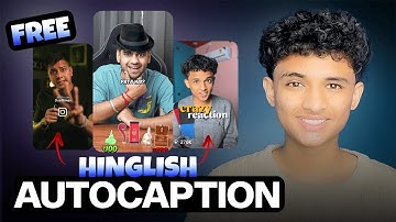 Autogenerate Free "HINGLISH" Caption || Step by Step Tutorial ! "FREE"