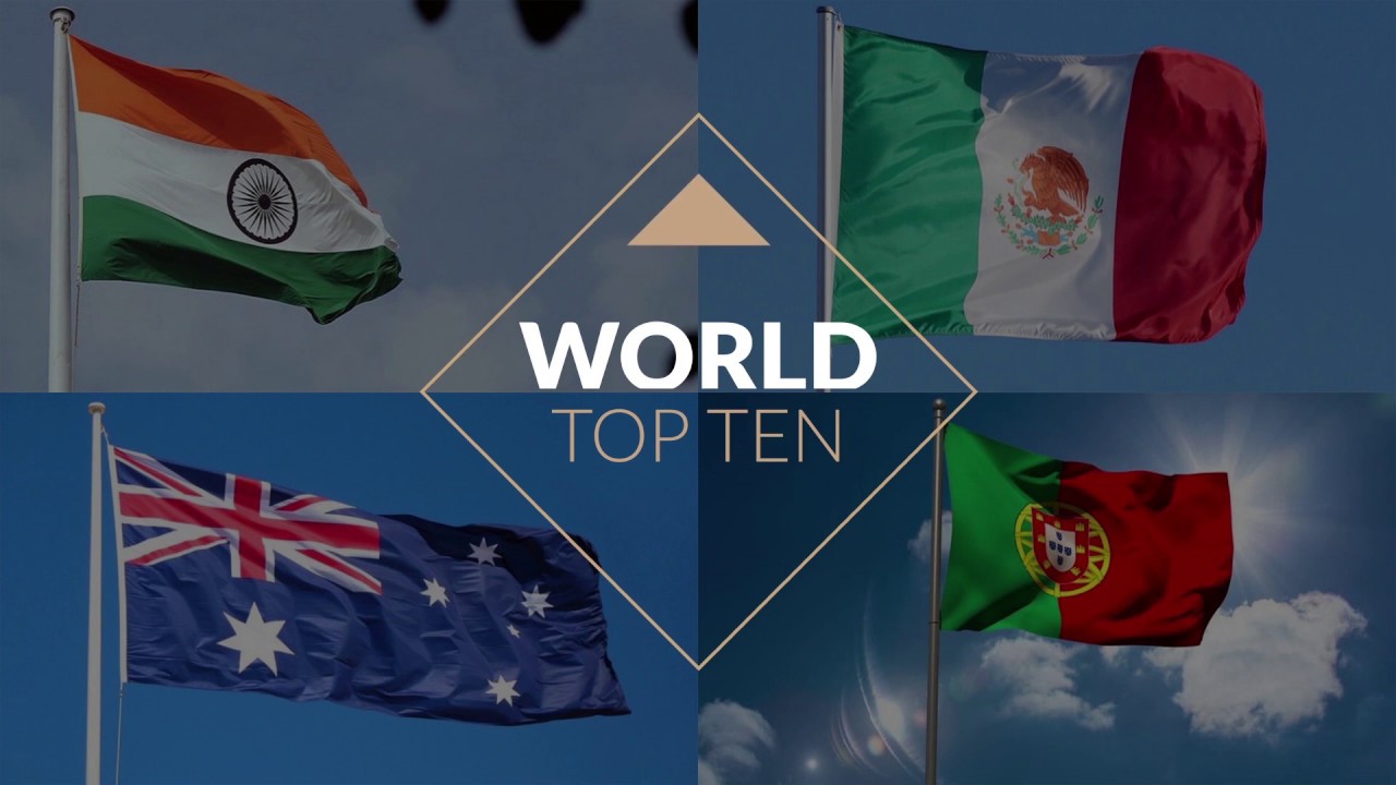 Top 10 Most Beautiful Flags In The World In 2019 YouTube