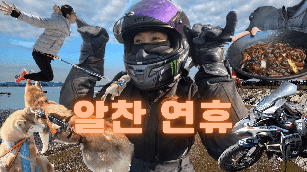 🙇🏻‍♀️알찬 설연휴 브이로그｜🏍️바이크 폭주｜🐕대형견과 런닝｜🍜중국집 먹방