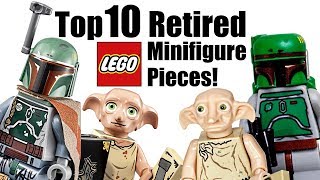 Top 10 Retired LEGO Minifigure Pieces!