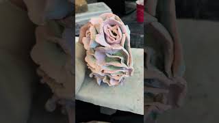 done painting and waiting to see the final results, I hope it's gunna look good. #clayart #clay