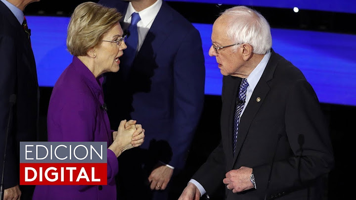 Revelan audio del encuentro entre Bernie Sanders y Elizabeth Warren tras el último debate demócrata