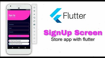 Create beautiful login & Sign Up screen with (dart & flutter) | Part 2