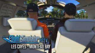 A2A Piper Aerostar Les Cayes To Montego Bay Microsoft Flight Simulator 2024 4K Ultra Settings