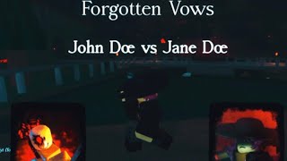 Roblox Forsaken!Jane Doe Vs Jane doe Last Woman Standing [[Cinematic]]Forgotten Vows :Not Official!
