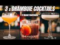 Six drambuie cocktails with special guests  just shake or stir