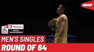 R64 | MS | LIN Dan (CHN) [11] vs. NGUYEN Tien Minh (VIE) | BWF 2019 screenshot 4