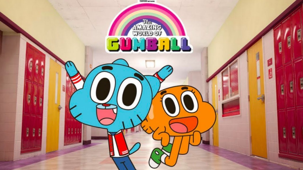 Школа гамбола. Гамбол. The amazing World of Gumball. Гамбол фон.