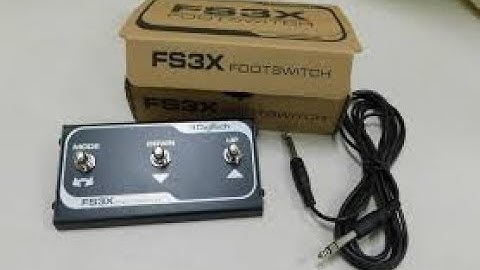 Digitech FS3X Foot Switch w/Trio BC+L  