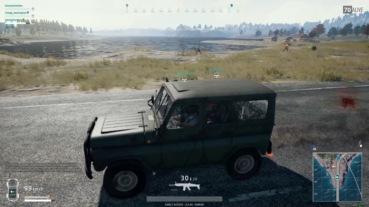 PUBG Bridge Road Block