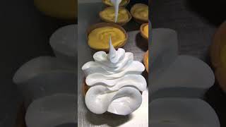 The Art of Piping Italian Meringue #shorts