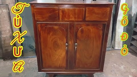 TỦ XƯA-GÕ ĐỎ