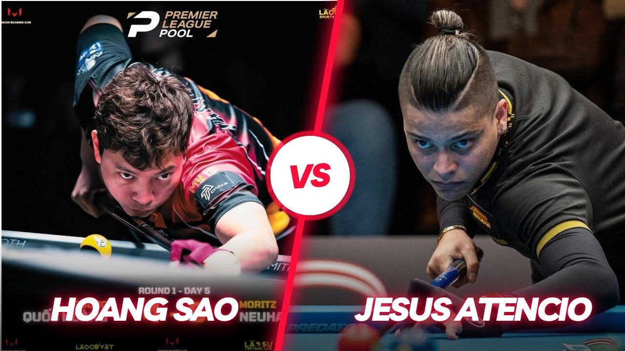 DUONG QUOC HOANG VS JESUS ATENCIO | PREMIER LUAGUE POOL BILLIARDS