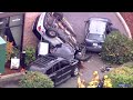 VIDEO: Car flips vertically onto Puyallup frozen yogurt restaurant