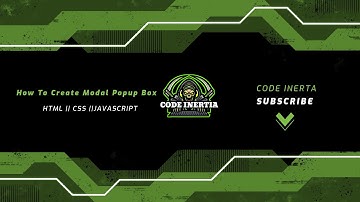 How to create Popup Box with blurred background using  HTML, CSS & JavaScript || CodeInertia