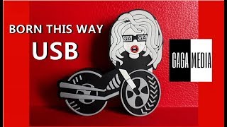 Lady Gaga - Born This Way Limited Edition USB Drive TUTORIAL (Unboxing, Review)