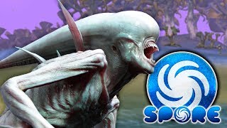 YES!! MOVIE PERFECT NEOMORPH & FACEHUGGER! EMPEROR LEVIATHANS! - Spore Gameplay