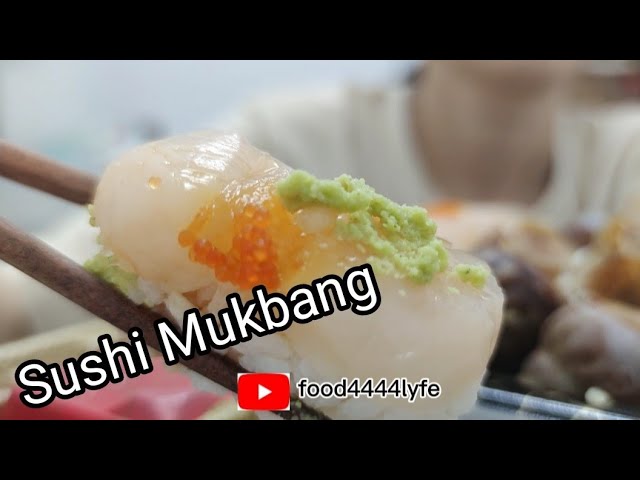 Eating Sushi and other Seafood ASMR / MUKBANG 🍣🍣🍣🥢