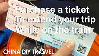 Purchase a ticket to extend your trip while on the train screenshot 5