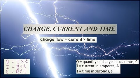 GCSE PHYSICS - Charge, Current and Time Equation EXPLAINED in 1 MINUTE