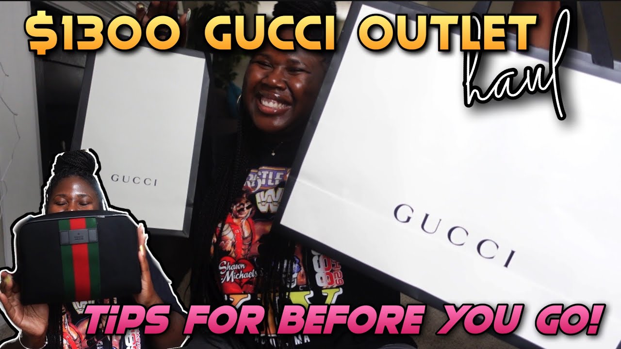 $1300 Gucci Outlet Haul (All Items Under $400) | Luxury Outlet Haul | North Georgia  Outlets Haul - YouTube