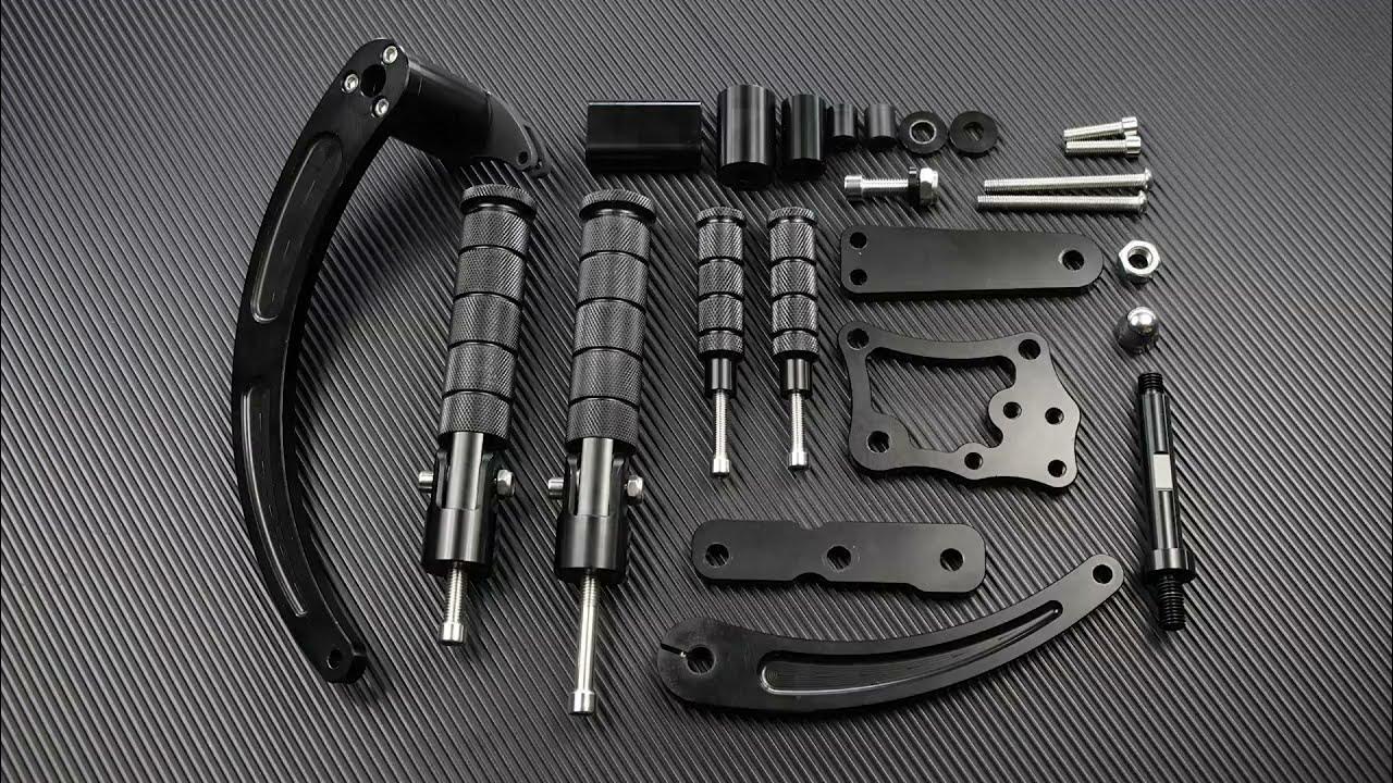 Harley Davidson Street Glide forward control installation video YouTube