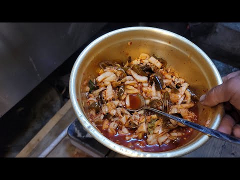 도깨비 김치 고추장아찌 국수 말아서배부른 한그릇 이맛은 설명이 어렵다