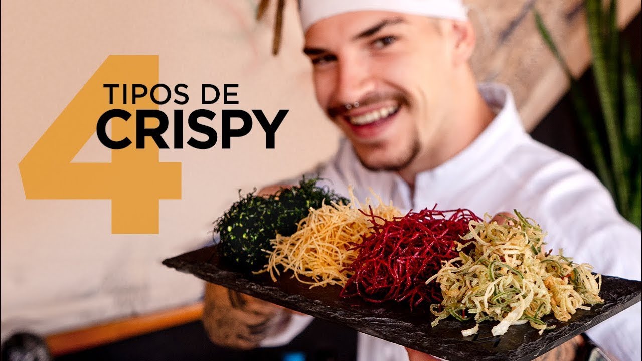 4 CRISPY - couve, batata doce, beterraba e alho poró | Como fazer sushi