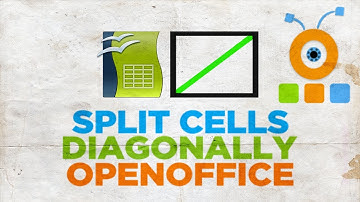 How to Diagonally Split Cells in Spreadsheet in Open Office