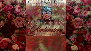Celebration of Life Funeral Service for Evangelist Janice D. Robinson