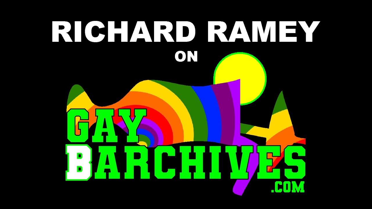 Richard Ramey shows his appreciation for the #GayBarchives project. # ...