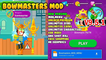 Bowmasters Mod APK - MOD MENU v9.5.1 - Latest Version - Unlimited Money - Unlock All Characters