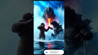 “King Kong &amp; Godzilla VS Giant Monster defeated #shorts #shortsfeed #shortvideo #viral