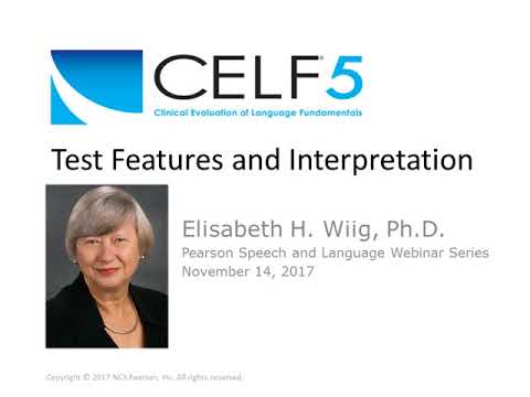 Video: Hoe lang duurt de toediening van de CELF 5?