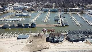 New Buffalo, Michigan Drone Footage: 4K