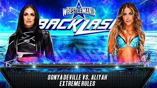 WWE 2K23 - Sonya Deville VS Aliyah - Extreme Rules Match