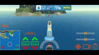 Bermain Game - ShipSim3D . Jenis kapal : Cruishe Ship Twin Screws + Thrusters Level 16. screenshot 3