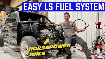 Building A QUICK And DIRTY Fuel System For The LS Swapped S-10 Xtreme