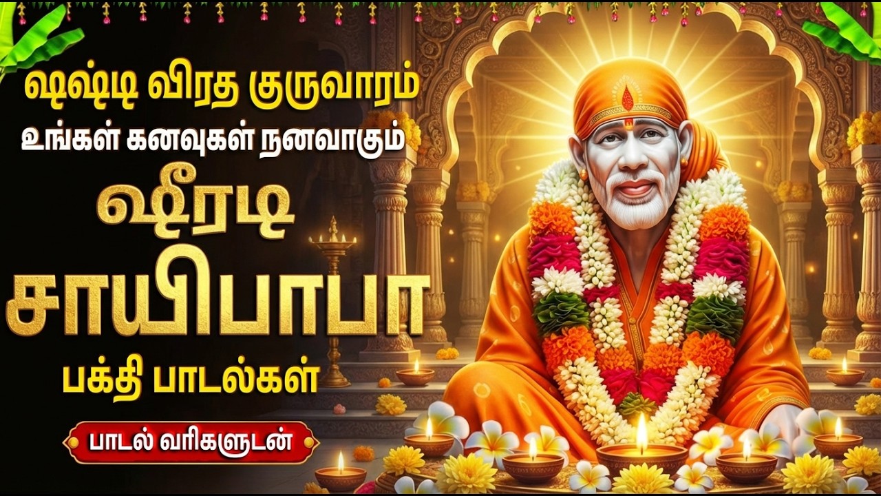 Thursday Shirdi Sai Special Bhakti Songs | SHIRIDI SAI DWARAKAMAYESHA 🙏| Sai Baba Bhakti Padalgal