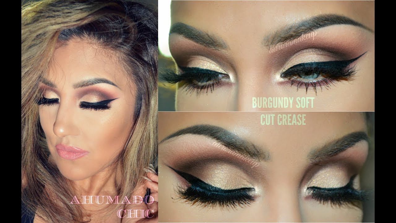 Ahumado CHIC ( BURGUNDY Soft Cut Crease ) YouTube