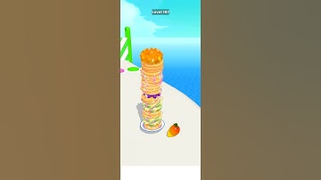 Pancake Run Gameplay 🎮 Level 107 #shorts