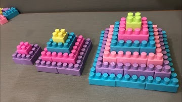 Satisfying DIY Pyramid / ASMR Building Blocks / Block Game