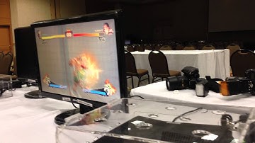 L.I. Joe test DP-FADC forward dash/ Sagat damage in USFIV