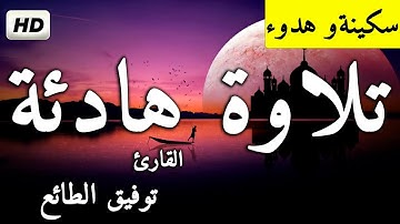 تلاوه تريح القلب ❤ والعقل || سبحان من رزقه هذا الصوت القارئ توفيق الطائع