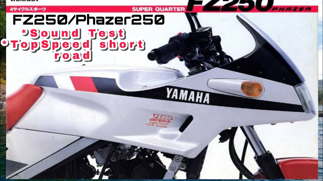 Yamaha Phazer 250 Inline 4 All Stock Sound Test, Top Speed - Near